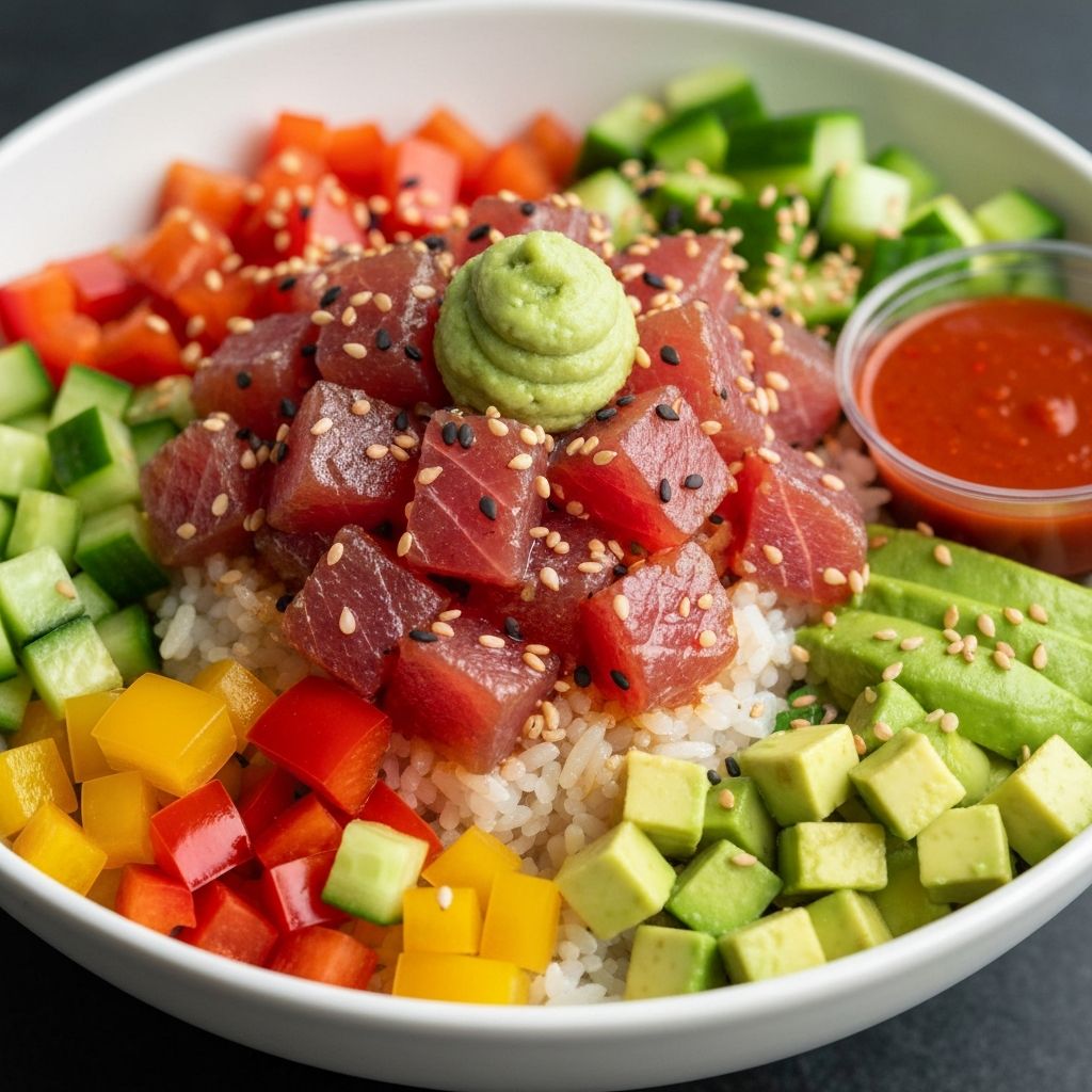 Spicy Tuna Explosivo - Poke Bowl de Kilauea
